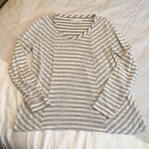 Saturday/Sunday Anthropologie striped tee, size M